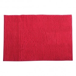 Tapis de bain Microfibre CHENILLE 40x60cm Rose Fuschia MSV MSV