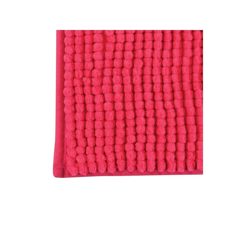 MSV Tappetino da bagno CHENILLE microfibra 40x60cm Rosa Fucsia MSV
