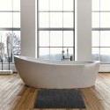 MSV Badematte CHENILLE Mikrofaser 40x60cm Dunkelgrau MSV