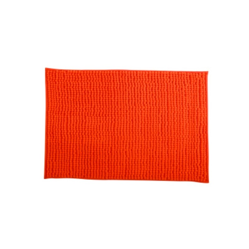 MSV Bathroom mat CHENILLE Microfiber 40x60cm Orange MSV
