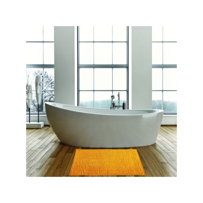 MSV Badematte CHENILLE Mikrofaser 40x60cm Safran MSV