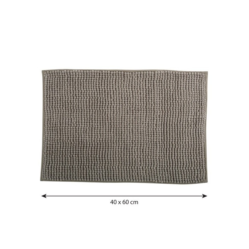 MSV Tappetino da bagno CHENILLE microfibra 40x60cm Beige MSV