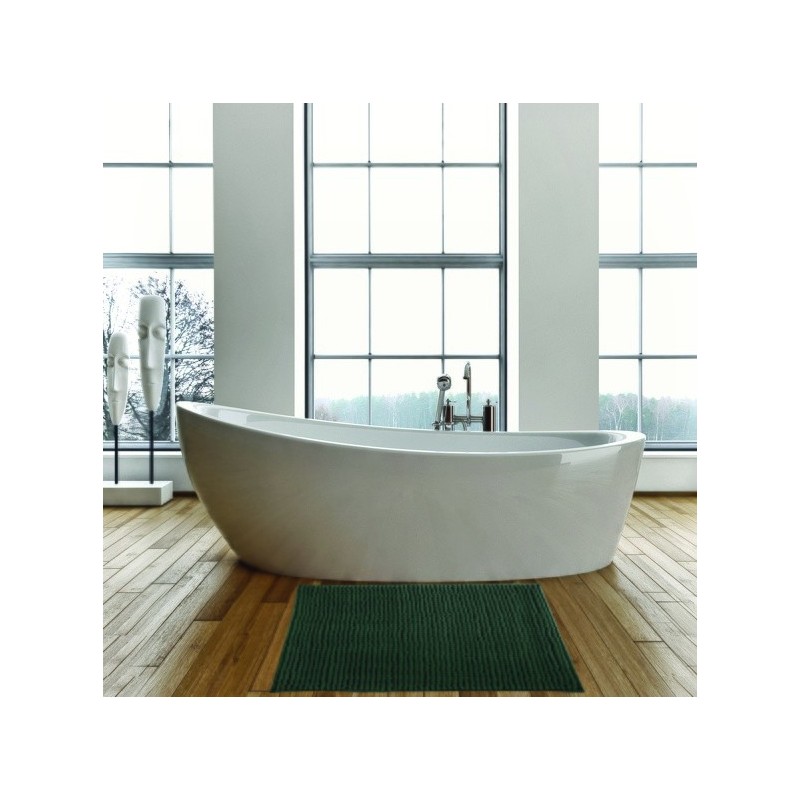 Tapis de bain Microfibre CHENILLE 40x60cm Vert Foncé MSV MSV