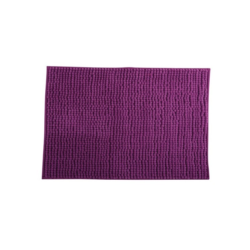 MSV Tappetino da bagno CHENILLE microfibra 40x60 cm Viola MSV
