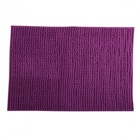 MSV Alfombra de Baño Microfibra CHENILLE 40x60cm Morado MSV