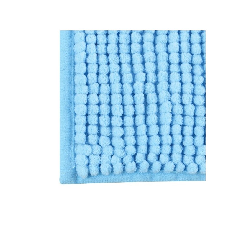 Tapis de bain Microfibre CHENILLE 60x90cm Bleu Ciel MSV MSV