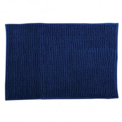 MSV Tappetino da bagno CHENILLE microfibra 60x90cm Blu Scuro MSV