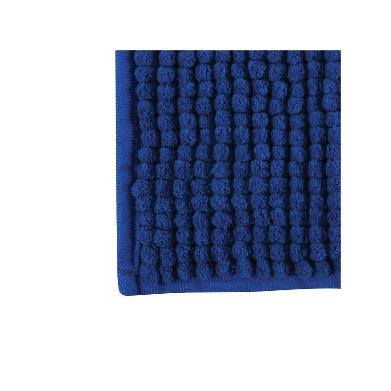 Tapis de bain Microfibre CHENILLE 60x90cm Bleu Foncé MSV MSV