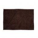 MSV Badematte CHENILLE Mikrofaser 60x90cm Braun MSV