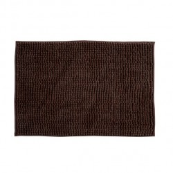 Tapis de bain Microfibre CHENILLE 60x90cm Marron Chocolat MSV MSV