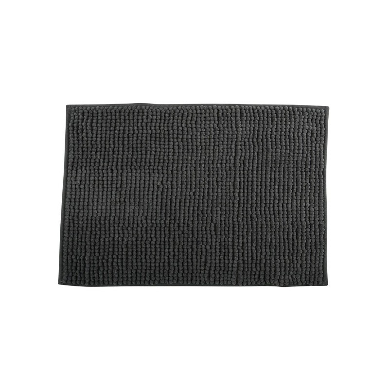 MSV Alfombra de Baño Microfibra CHENILLE 60x90cm Gris Oscuro MSV