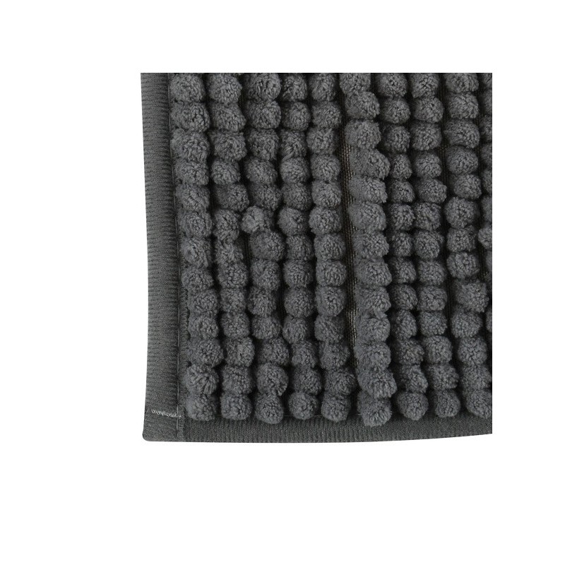 MSV Alfombra de Baño Microfibra CHENILLE 60x90cm Gris Oscuro MSV