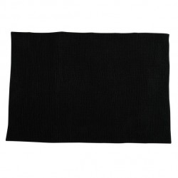 MSV Bathroom mat CHENILLE Microfiber 60x90cm Black MSV