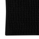MSV Alfombra de Baño Microfibra CHENILLE 60x90cm Negro MSV