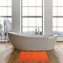 Tapis de bain Microfibre CHENILLE 60x90cm Orange MSV MSV