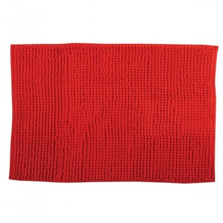 MSV Tappetino da bagno CHENILLE microfibra 60x90cm Rosso MSV