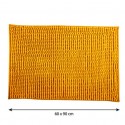 MSV Badematte CHENILLE Mikrofaser 60x90cm Safran MSV