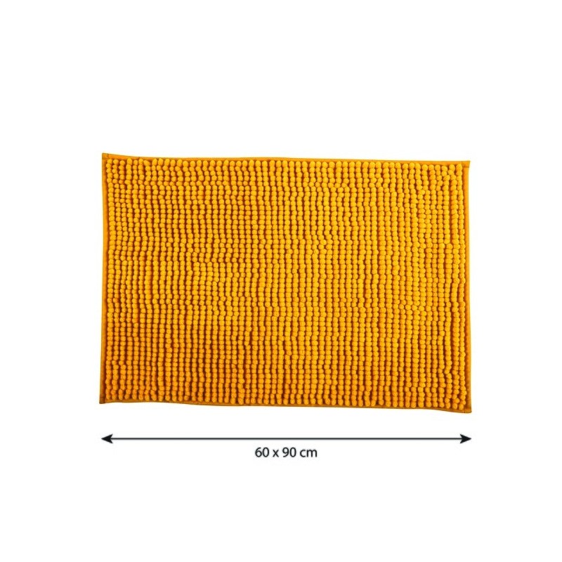 Tapis de bain Microfibre CHENILLE 60x90cm Safran MSV MSV
