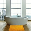 MSV Badematte CHENILLE Mikrofaser 60x90cm Safran MSV