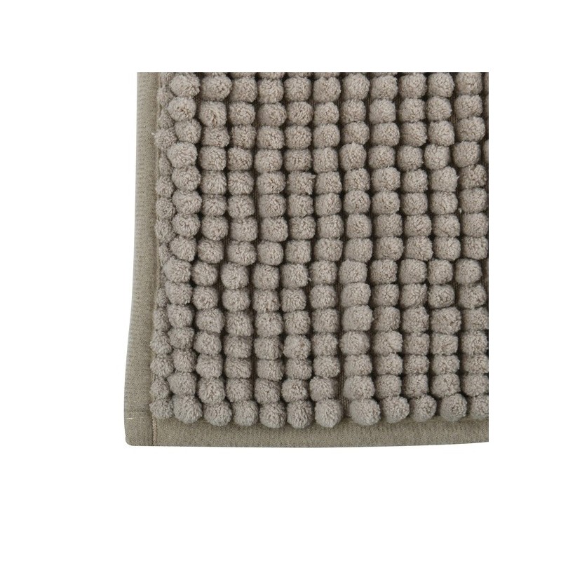Tapis de bain Microfibre CHENILLE 60x90cm Taupe MSV MSV