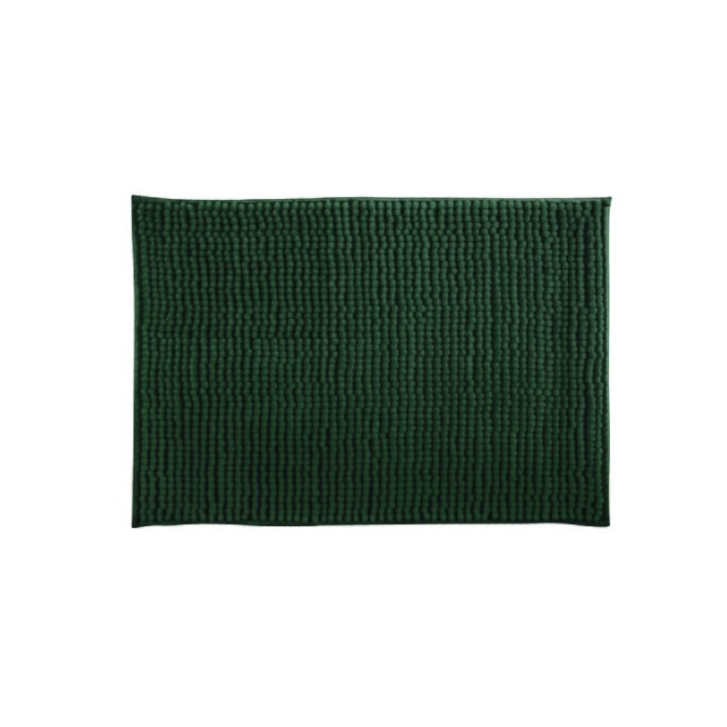 MSV Bathroom mat CHENILLE Microfiber 60x90cm Dark Green MSV