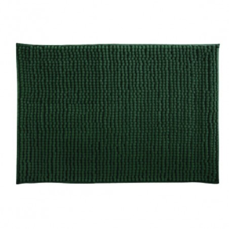 MSV Alfombra de Baño Microfibra CHENILLE 60x90cm Verde Oscuro MSV