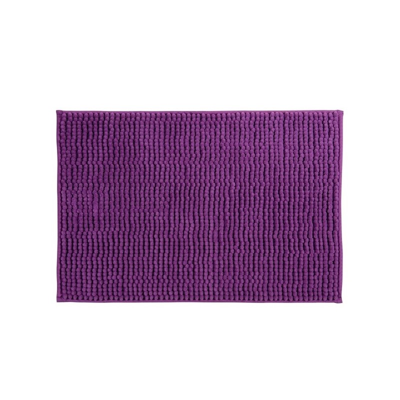 MSV Badematte CHENILLE Mikrofaser 60x90cm Violett MSV