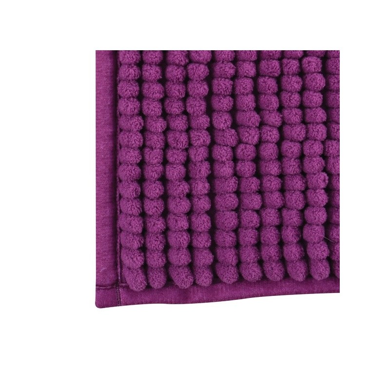 Tapis de bain Microfibre CHENILLE 60x90cm Violet MSV MSV