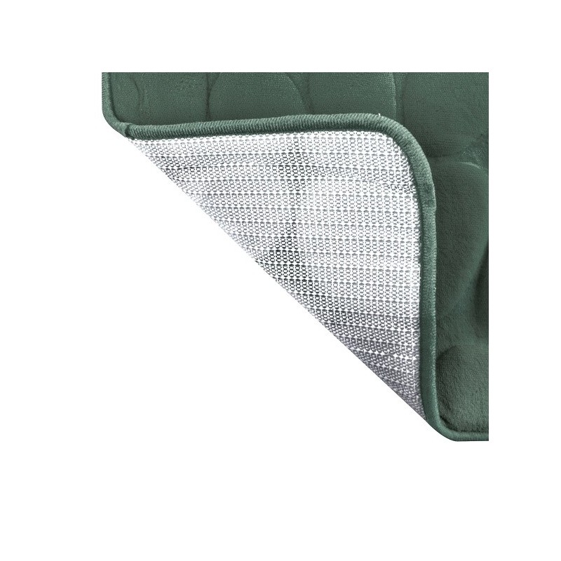 Tapis de bain Microfibre PEBBLE 50x80cm Vert MSV MSV