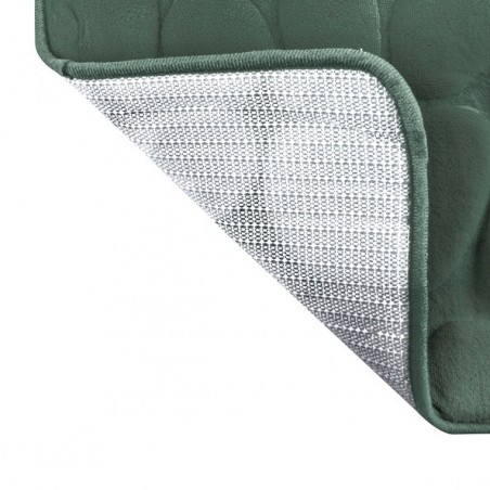 MSV Tappetino da bagno PEBBLE microfibra 50x80cm Verde MSV