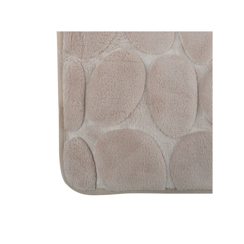 Tapis de bain Microfibre PEBBLE 40x60cm Beige MSV MSV