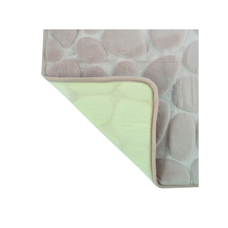Tapis de bain Microfibre PEBBLE 40x60cm Beige MSV MSV