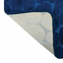 MSV Alfombra de Baño Microfibra PEBBLE 40x60cm Azul Oscuro MSV