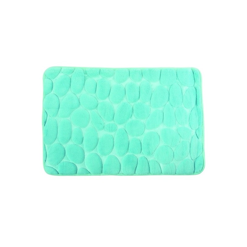 MSV Bathroom mat PEBBLE Microfiber 40x60cm Turquoise Blue MSV