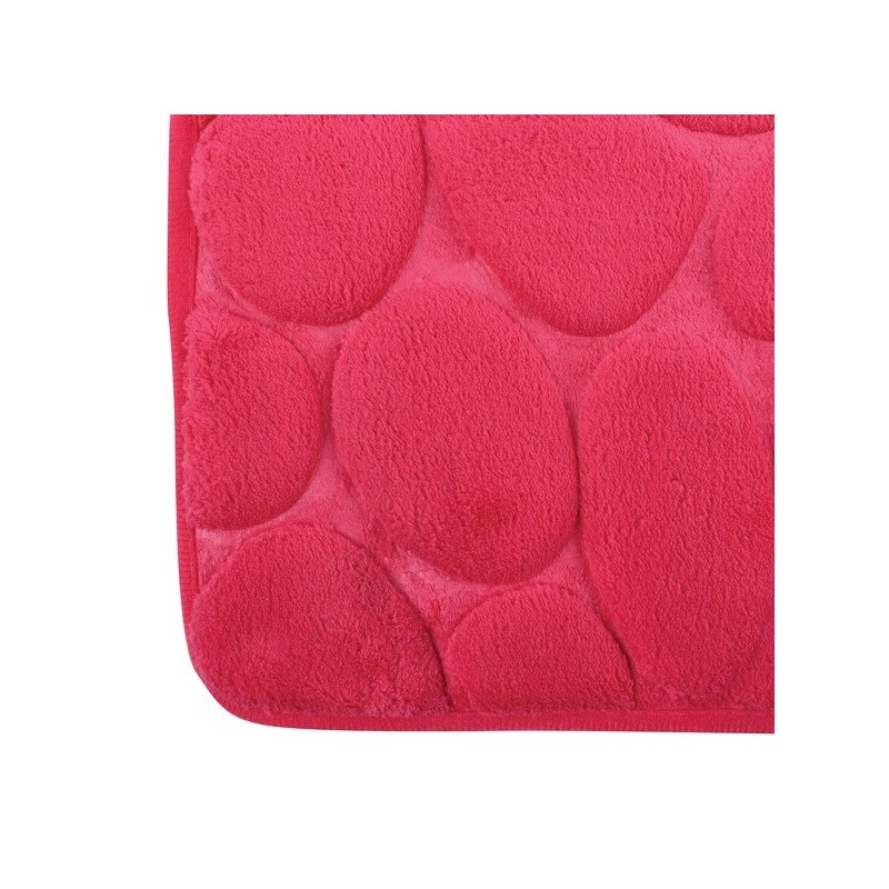 Tapis de bain Microfibre PEBBLE 40x60cm Rose Fuschia MSV MSV