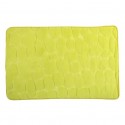 MSV Alfombra de Baño Microfibra PEBBLE 40x60cm Verde MSV