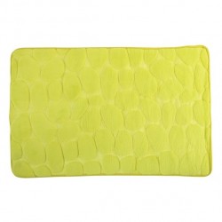 Tapis de bain Microfibre PEBBLE 40x60cm Vert MSV MSV
