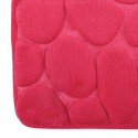 MSV Bathroom mat PEBBLE Microfiber 50x80cm Fuschia MSV