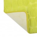 Tapis de bain Microfibre PEBBLE 50x80cm Vert Anis MSV MSV