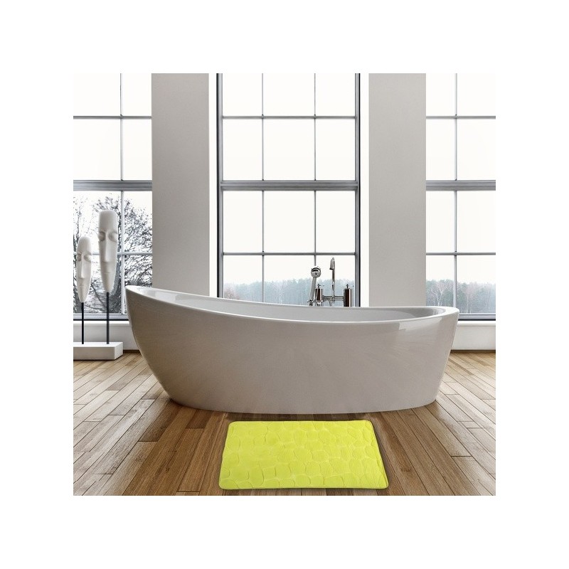 MSV Bathroom mat PEBBLE Microfiber 50x80cm Anise Green MSV