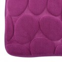 Tapis de bain Microfibre PEBBLE 50x80cm Violet MSV MSV