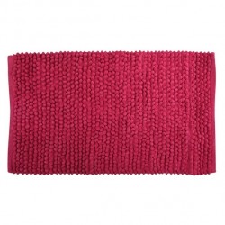 MSV Alfombra de baño de algodón 50x80cm Fucsia MSV