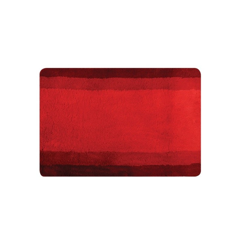Spirella Tappetino da bagno BALANCE poliestere 60x90cm Rosso Spirella