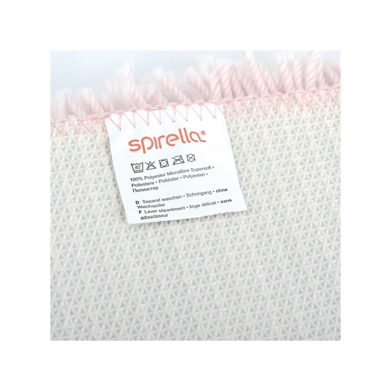 Tapis de bain Microfibre HIGHLAND 55x65cm Rose Clair Spirella Spirella