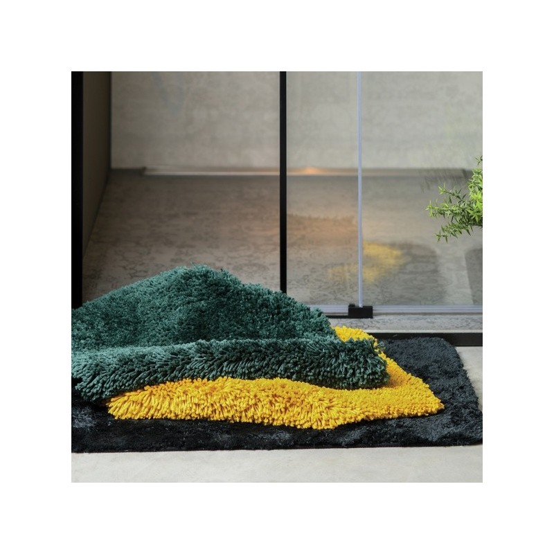 Spirella Bathroom mat HIGHLAND Microfiber 55x65cm Green Spirella