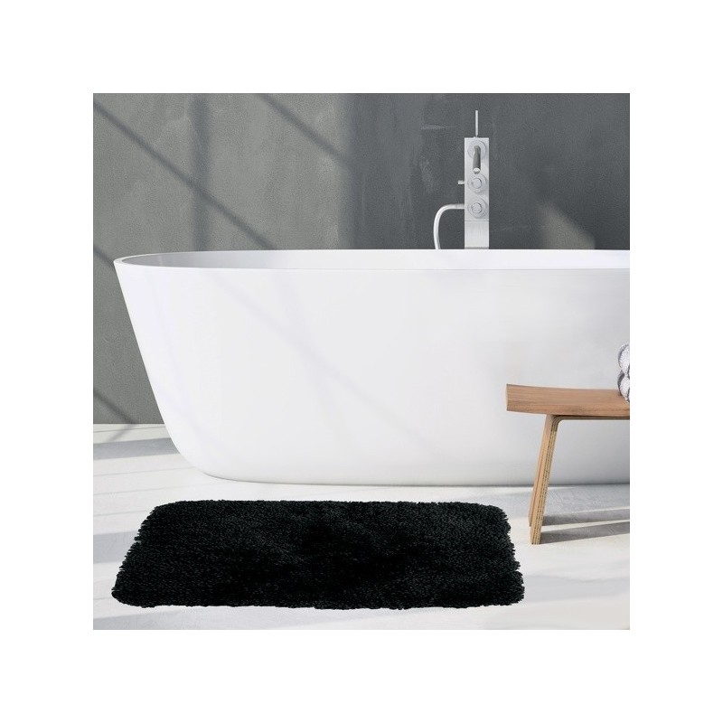 Tapis de bain Microfibre HIGHLAND 60x90cm Noir Spirella Spirella