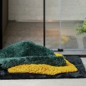 Spirella Tappetino da bagno HIGHLAND microfibra 60x90cm Verde Spirella