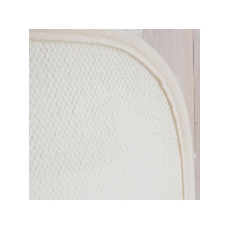 Tapis de bain Microfibre LAMB 70x120cm Blanc Spirella Spirella