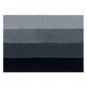 Spirella Alfombra de baño Poliéster FOUR 55x65cm Gris Negro Spirella