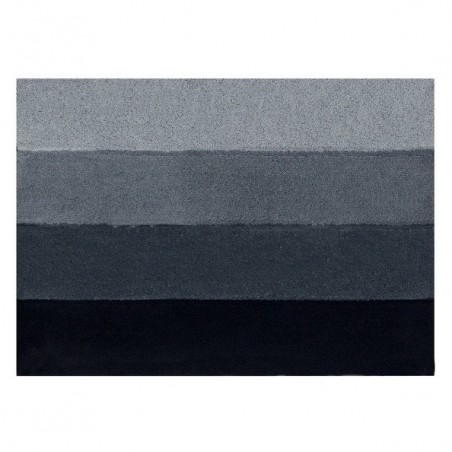Spirella Badematte Polyester VIER 55x65cm Grau Schwarz Spirella